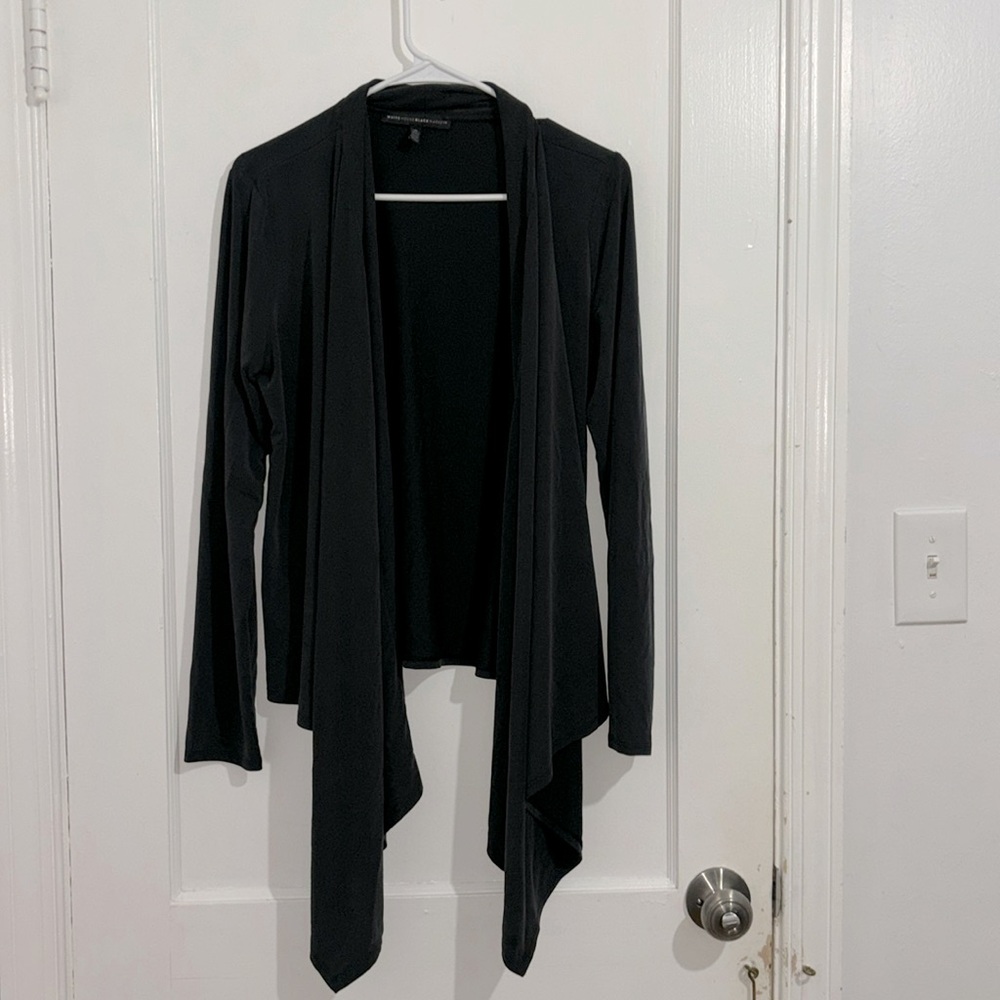 White House, black market, medium waterfall cardigan